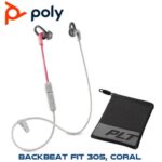 ploy-backbeat-fit-305-coral-includes-sport-mesh-pouch